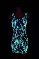 Green Lightning Tank Dress - Coquetry Clothing