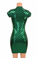 Green Mermaid Bodycon Dress - Coquetry Clothing