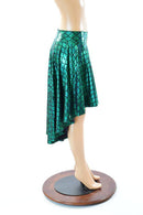 Green Mermaid Hi - Lo Skater Skirt - Coquetry Clothing