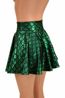 Green Mermaid Mini Rave Skirt - Coquetry Clothing
