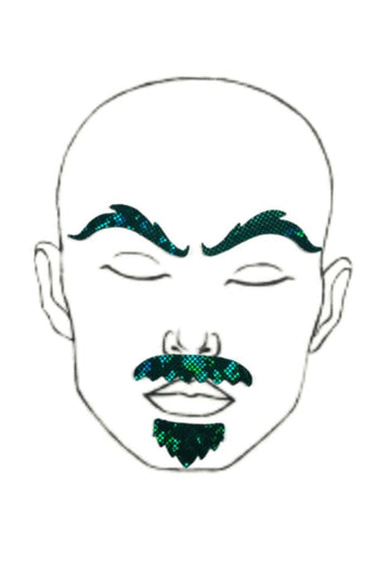 Green "Rugged" Facial Fashion Kit - Coquetry Clothing