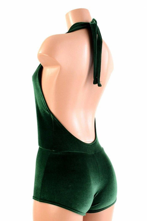 Green Velvet Josie Romper - Coquetry Clothing