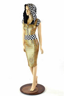 Grid Girl Pencil Skirt Set - Coquetry Clothing