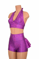 Halter & Ruffle Rump Shorts Set - Coquetry Clothing