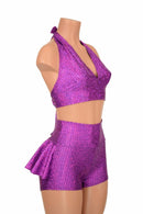 Halter & Ruffle Rump Shorts Set - Coquetry Clothing