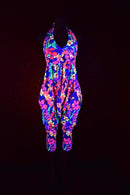 Halter Top Drop Crotch Harem Jumpsuit - Coquetry Clothing