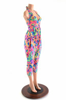 Halter Top Drop Crotch Harem Jumpsuit - Coquetry Clothing