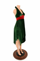 Handkerchief Hemline Halter Dress - Coquetry Clothing