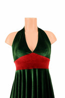 Handkerchief Hemline Halter Dress - Coquetry Clothing