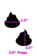 Happy Poop Pasties - Coquetry Clothing