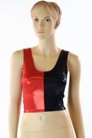 Harlequin Crop Tank Top - Coquetry Clothing