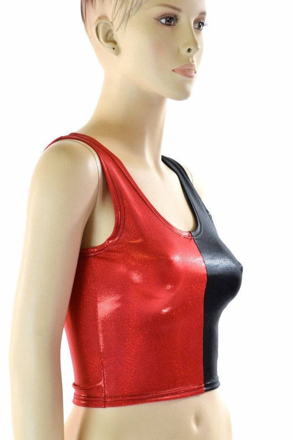 Harlequin Crop Tank Top - Coquetry Clothing