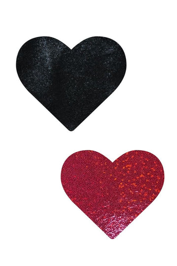 Harlequin Heart Pasties - Coquetry Clothing