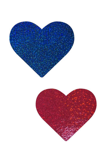 Harlequin Heart Pasties - Coquetry Clothing