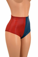Harlequin High Waist Siren Shorts - Coquetry Clothing