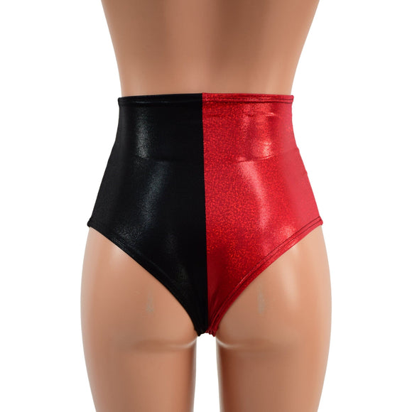 Harlequin High Waist Siren Shorts - Coquetry Clothing