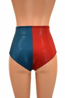 Harlequin High Waist Siren Shorts - Coquetry Clothing