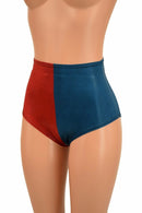 Harlequin High Waist Siren Shorts - Coquetry Clothing
