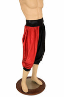 Harlequin "Michael" Pants in Black & Red - Coquetry Clothing