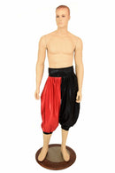 Harlequin "Michael" Pants in Black & Red - Coquetry Clothing