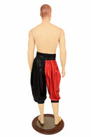 Harlequin "Michael" Pants in Black & Red - Coquetry Clothing