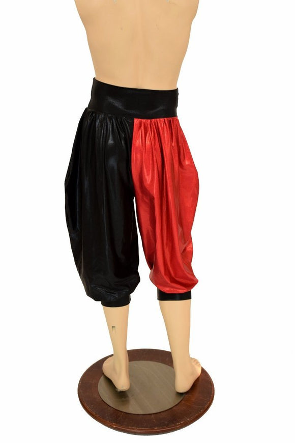 Harlequin "Michael" Pants in Black & Red - Coquetry Clothing