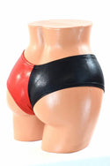 Harlequin Red & Black Cheeky Shorts - 2