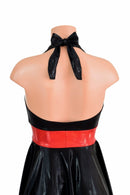 Hi Lo "Black Widow" Halter Dress - Coquetry Clothing