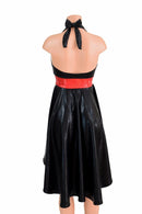 Hi Lo "Black Widow" Halter Dress - Coquetry Clothing