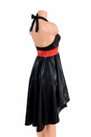 Hi Lo "Black Widow" Halter Dress - Coquetry Clothing