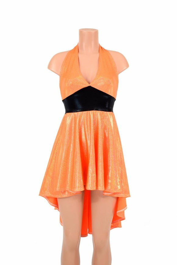 Hi Lo "Halloween" Halter Dress - Coquetry Clothing