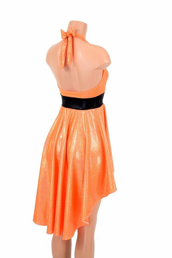 Hi Lo "Halloween" Halter Dress - Coquetry Clothing