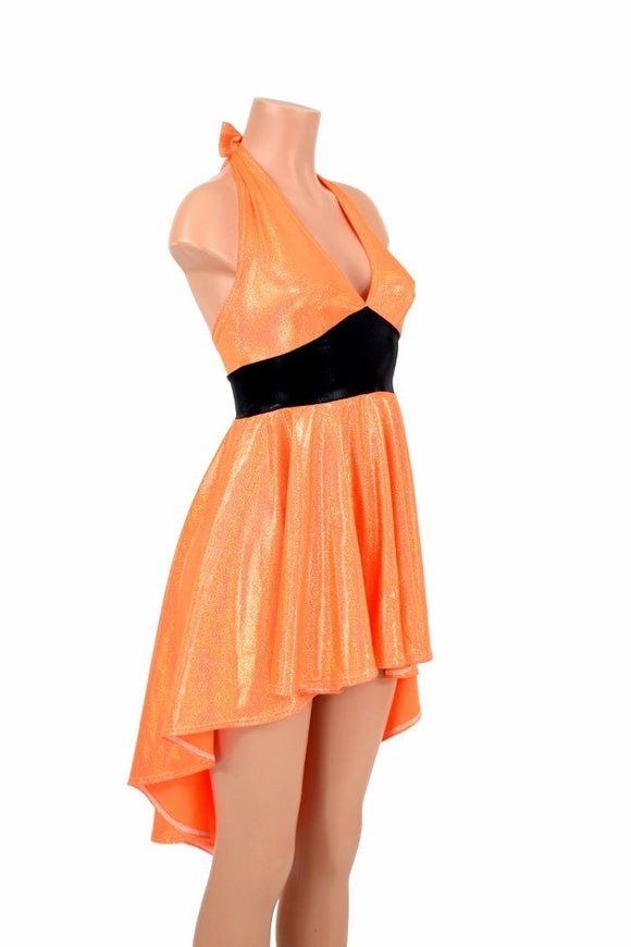 Hi Lo "Halloween" Halter Dress - Coquetry Clothing