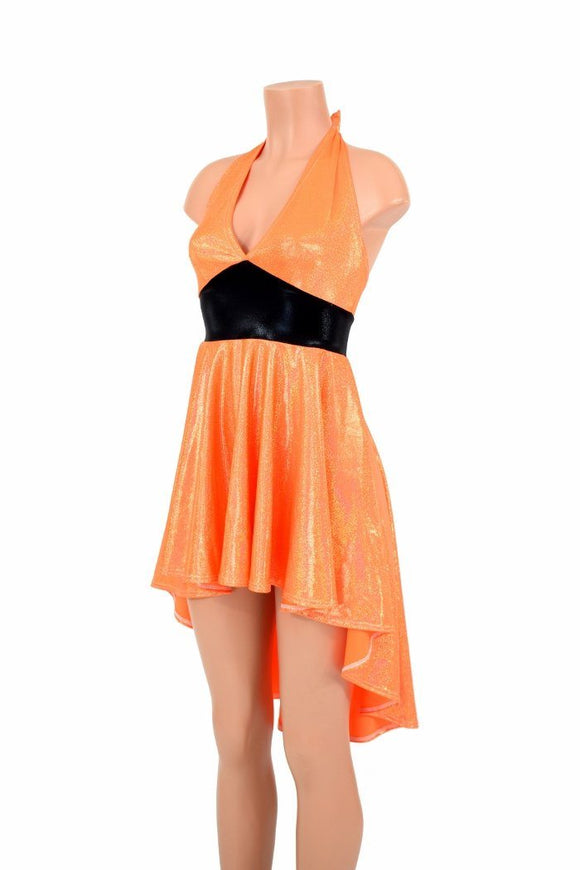 Hi Lo "Halloween" Halter Dress - Coquetry Clothing