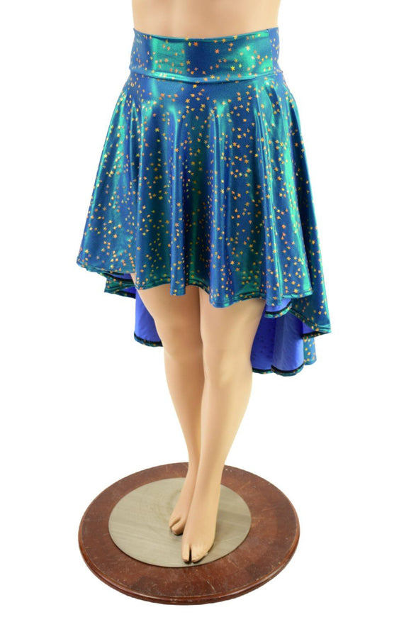 Hi Lo Skater Skirt in Stardust - Coquetry Clothing