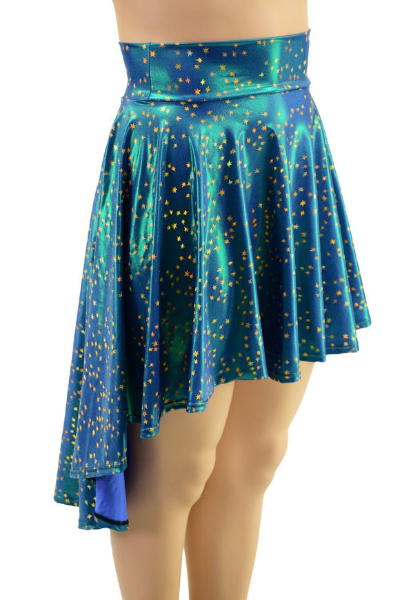 Hi Lo Skater Skirt in Stardust - Coquetry Clothing