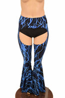 High Waist Bell Bottom Flare Chaps - Coquetry Clothing
