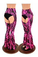 High Waist Bell Bottom Flare Chaps - Coquetry Clothing