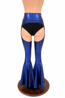 High Waist Bell Bottom Flare Chaps - Coquetry Clothing
