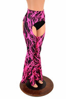 High Waist Bell Bottom Flare Chaps - Coquetry Clothing