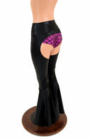 High Waist Bell Bottom Flare Chaps (Cheekies Not Included) - Coquetry Clothing