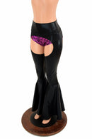 High Waist Bell Bottom Flare Chaps (Cheekies Not Included) - Coquetry Clothing
