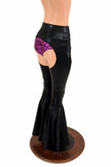 High Waist Bell Bottom Flare Chaps (Cheekies Not Included) - 4