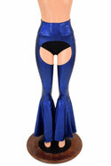 High Waist Bell Bottom Flare Chaps - 2