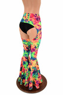 High Waist Bell Bottom Flare Chaps (Shorts Sold Separately) - Coquetry Clothing