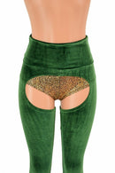 High Waist Bell Bottom Flare Chaps (Shorts Sold Separately) - Coquetry Clothing