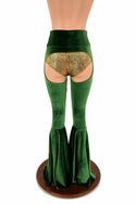 High Waist Bell Bottom Flare Chaps (Shorts Sold Separately) - 3