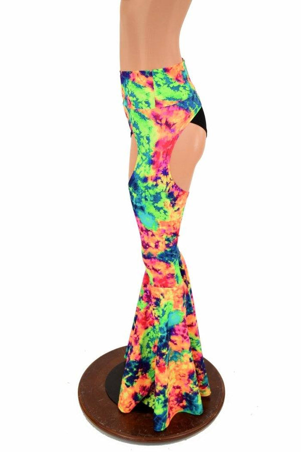 High Waist Bell Bottom Flare Chaps (Shorts Sold Separately) - 6