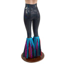 High Waist Bell Bottom Flares with Gladiator Fringe - Coquetry Clothing