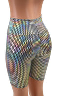 High Waist Bike Shorts in Prism - Coquetry Clothing
